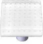 Bubbles White Circle Knob