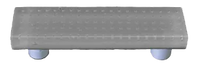 Bubbles Deco Gray Rectangle Pull