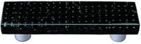 Bubbles Black Oval Pull