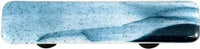 Swirl Collection Metallic Blue Clear Pull