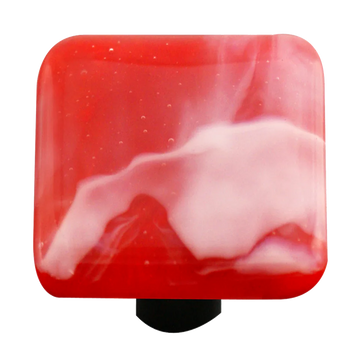 Swirl Collection Brick Red Knob