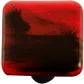 Swirl Collection Brick Red and Black Knob