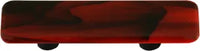 Swirl Collection Brick Red and Black Pull