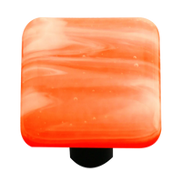 Swirl Collection Opal Orange Knob