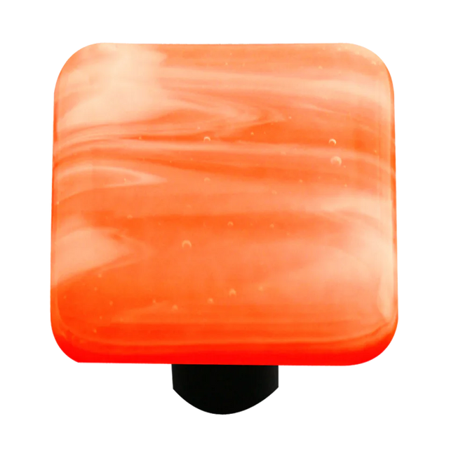 Swirl Collection Opal Orange Knob