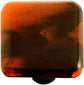 Swirl Collection Opal Orange and Black Knob