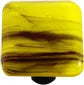 Swirl Collection Canary Yellow and Black Knob