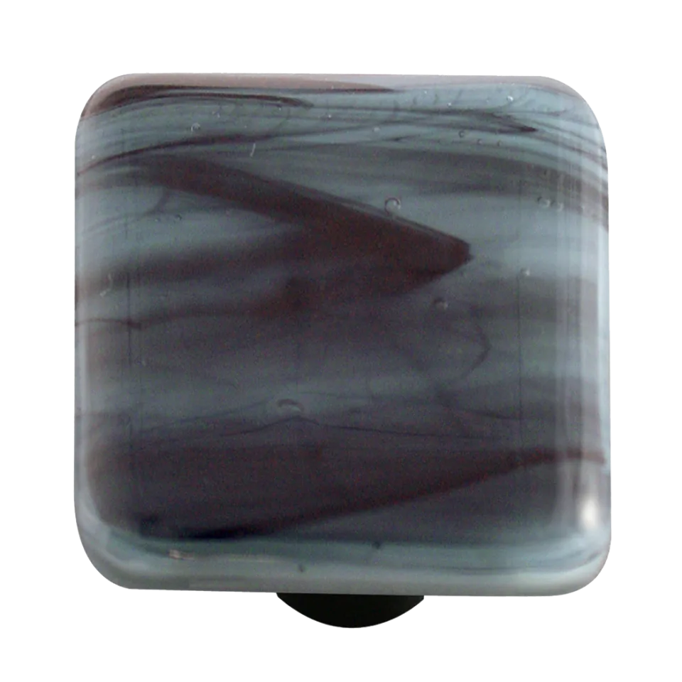 Swirl Collection Powder Blue with Black Knob