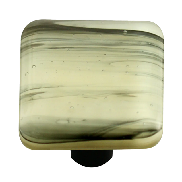 Black Swirl French Vanilla Knob