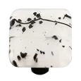 Mardi Gras Collection Black and White Knob