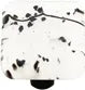Mardi Gras Collection Black and White Knob