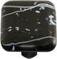 Mardi Gras Collection White with Black Knob