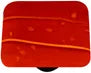 Mardi Gras Collection Orange and Red Knob