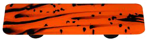 Mardi Gras Collection Black and Orange Pull
