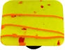 Mardi Gras Collection Orange and Spring Green Knob