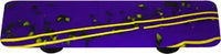 Yellow Mardi Gras, Cobalt Blue, Pull
