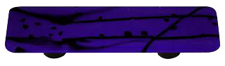 Black Mardi Gras, Cobalt Blue, Pull