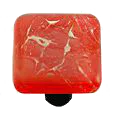 Metallic Collection Fractures Brick Red Knob