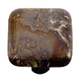 Metallic Collection Fractures Black Knob
