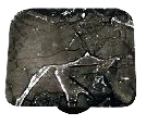 Metallic Collection Fractures Slate Knob