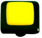 Border Collection Sunflower Yellow Knob with Black