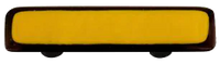 Border Collection Sunflower Yellow Pull with Black