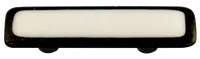 Border Collection White Pull with Black