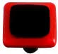 Border Collection Brick Red and Black Knob