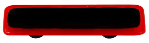 Brick Red Border Black Pull