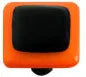 Border Collection Opal Orange and Black Knob