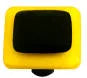 Border Collection Sunflower Yellow and Black Knob
