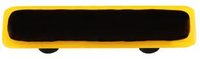 Sunflower Yellow Border Black Pull. Alum Post