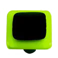 Border Collection Spring Green and Black Knob