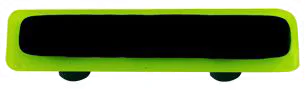 Spring Green Border Black Pull. Alum Post