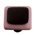 Border Collection Dusty Lilac and Black Knob