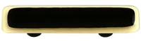 French Vanilla Border Black Pull. Alum Post