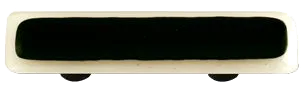 White Border Black Pull. Alum Post