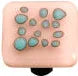 Reactive Collection Clear Petal Pink Knob