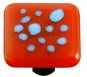 Reactive Clear Brick Red Knob