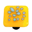 Reactive Clear Sunflower Yellow Knob
