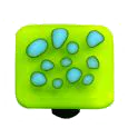 Reactive Clear Spring Green Knob