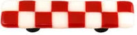 Li'l Squares Brick Red and White Pull