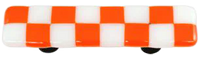 Li'l Squares Opal Orange and White Pull