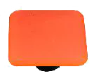 Opaline Collection Orange Knob