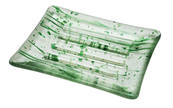 Mardi Gras Collection Green Soap Dish