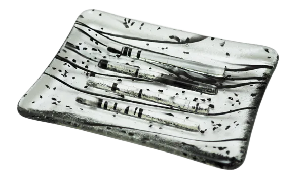 Mardi Gras Collection Black Soap Dish