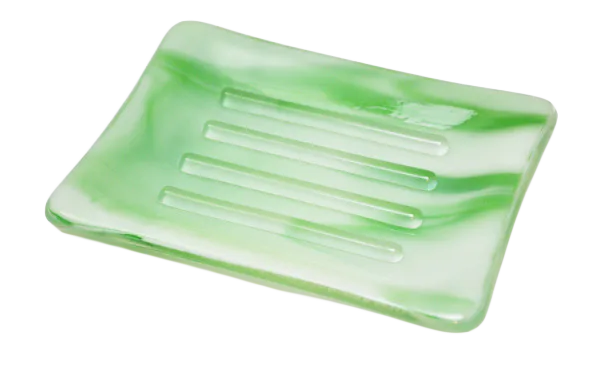 Swirl Collection Light Green Soap Dish