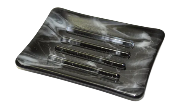 Swirl Collection White Soap Dish