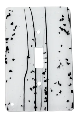 Black MG White Switchplate