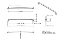 Weser 305 mm cc Bar Pull 410-305DBAC